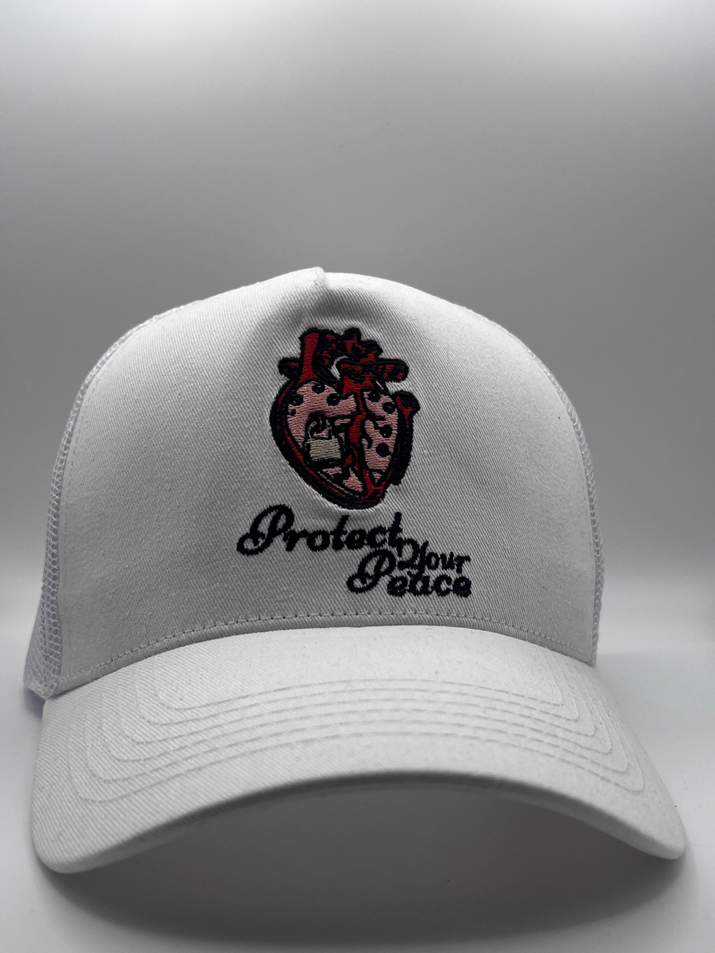 “Guard It” — Protect Your Peace Trucker in White