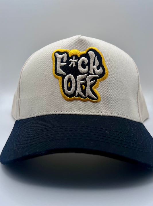 “Butter” — F*ck Off Cap in Cream