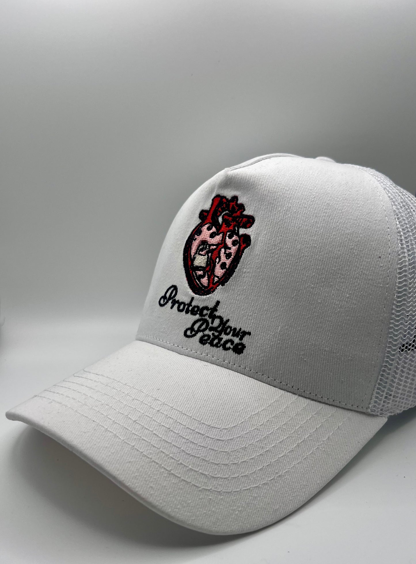 “Guard It” — Protect Your Peace Trucker in White