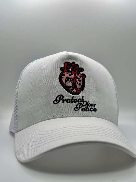 “Guard It” — Protect Your Peace Trucker in White