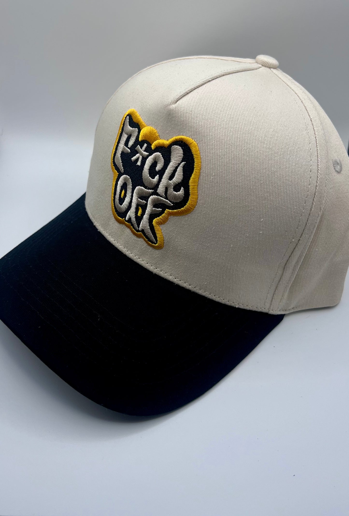 “Butter” — F*ck Off Cap in Cream